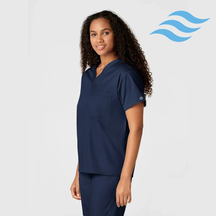 WonderWink Wonderworks (100) Unisex V-Neck Top (Envision) (Men's Fit)