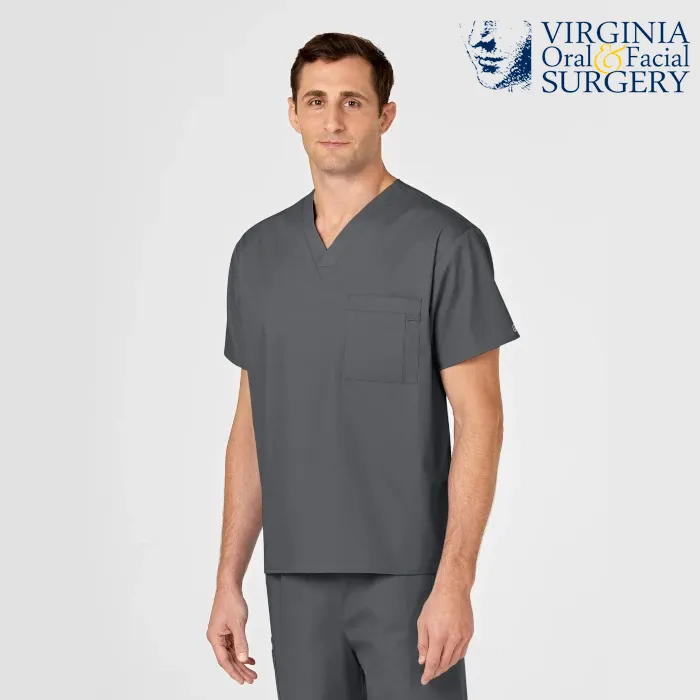 WonderWink Wonderworks (100) Unisex V-Neck Top (VOFS) (Men's Fit)