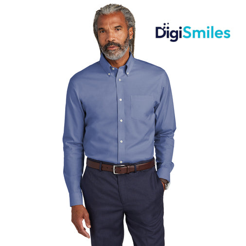 Brooks Brothers (BB18000) Wrinkle-Free Stretch Pinpoint Shirt (DigiSmiles)