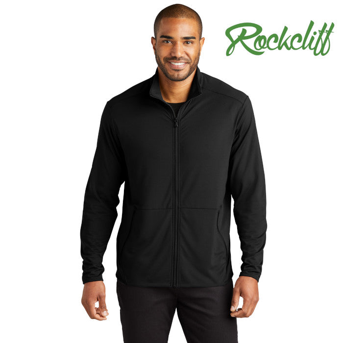 Port Authority (K595) Men's Accord Stretch Fleece Full-Zip (Rockcliff)