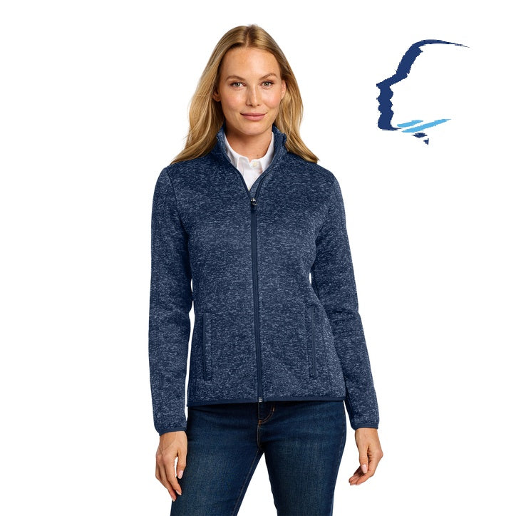 Port Authority (L232) Women's Sweater Fleece Jacket (CCOFS)
