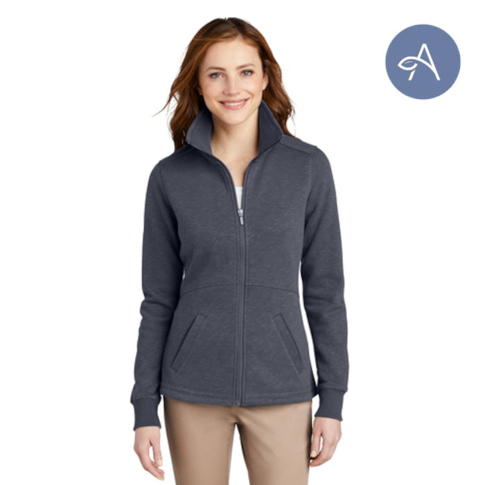 Port Authority (L293) Women's Slub Fleece Full-Zip Jacket (AGNIHOTRI)