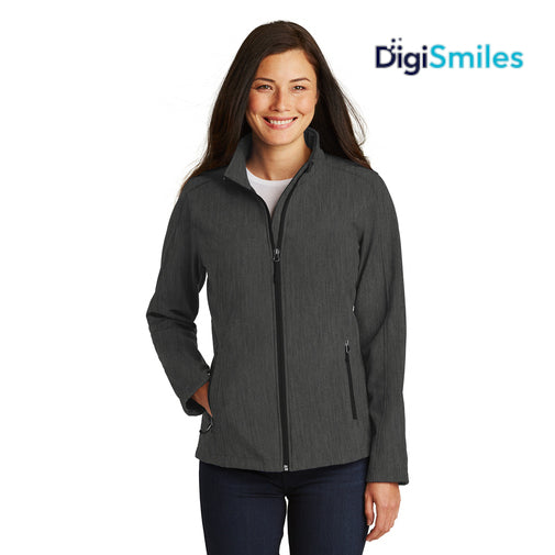 Port Authority (L317) Women's Core Soft Shell Jacket (DigiSmiles)