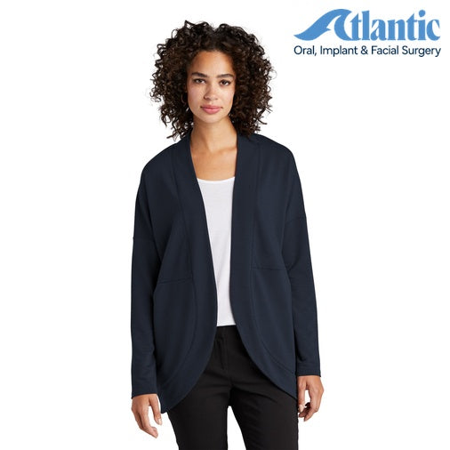 Mercer+Mettle (LMM3015) Women's Stretch Open-Front Cardigan (Atlantic)