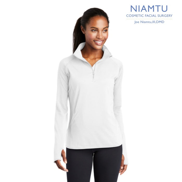 Sport-Tek (LST850) Women's Sport-Wick Stretch 1/4-Zip Pullover (NIAMTU)