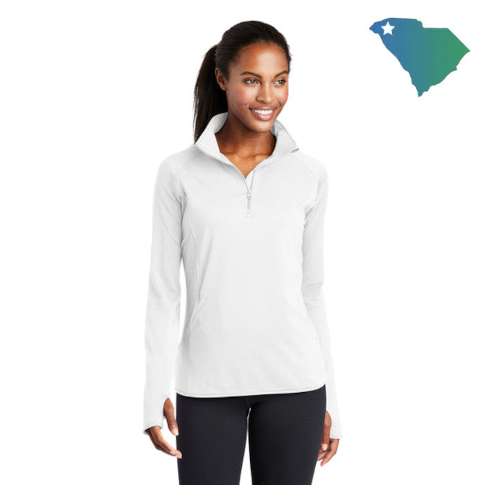 Sport-Tek (LST850) Women's Sport-Wick Stretch 1/4-Zip Pullover (UOMS)