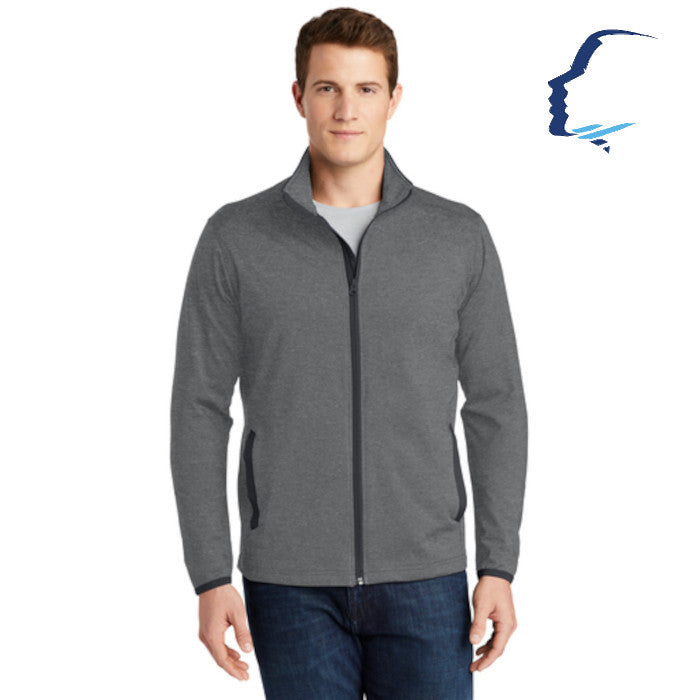Sport-Tek (ST853) Men's Sport-Wick Stretch Contrast Full-Zip Jacket (CCOFS)