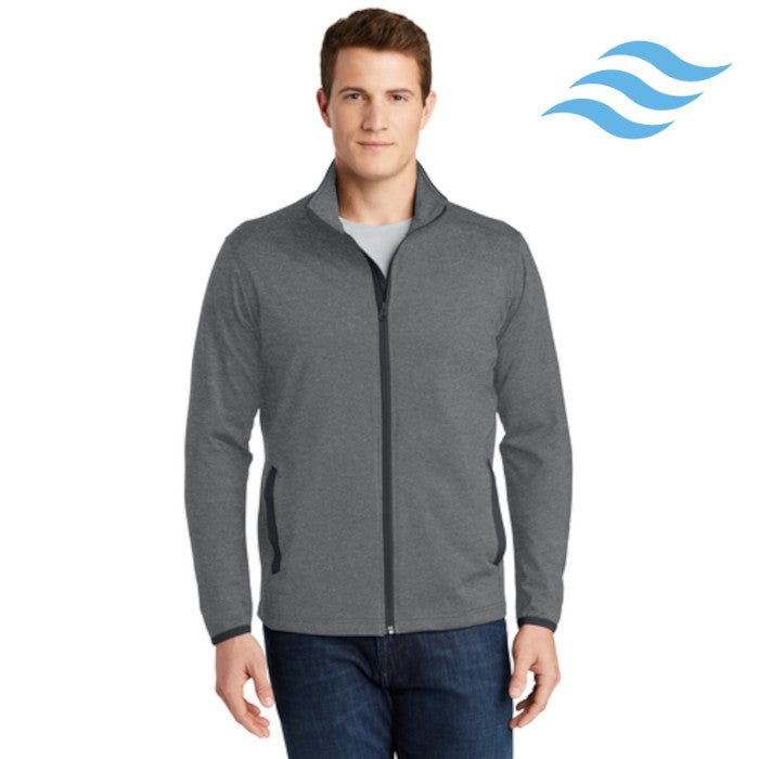 Sport-Tek (ST853) Men's Sport-Wick Stretch Contrast Full-Zip Jacket (Envision)