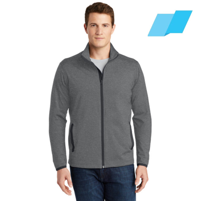 Sport-Tek (ST853) Men's Sport-Wick Stretch Contrast Full-Zip Jacket (Flagship)
