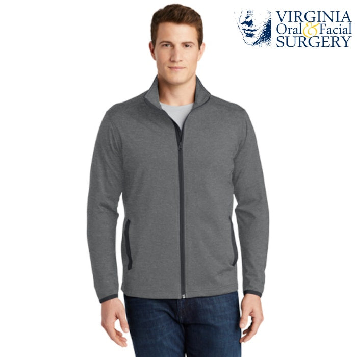 Sport-Tek (ST853) Men's Sport-Wick Stretch Contrast Full-Zip Jacket (VOFS)