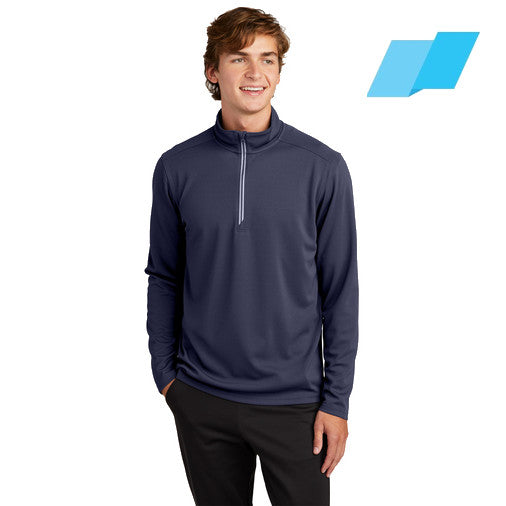Sport-Tek (ST860) Men's Sport-Wick Textured 1/4-Zip Pullover (Flagship)