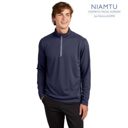 Sport-Tek (ST860) Men's Sport-Wick Textured 1/4-Zip Pullover (NIAMTU)