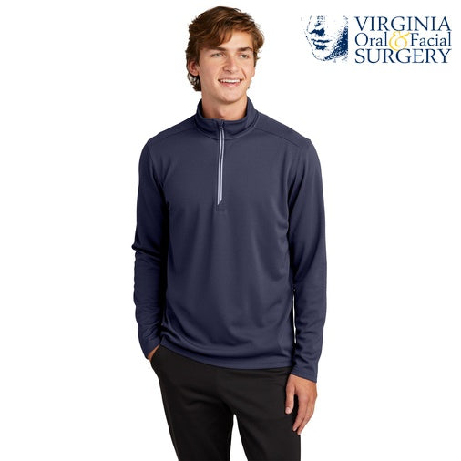 Sport-Tek (ST860) Men's Sport-Wick Textured 1/4-Zip Pullover (VOFS)