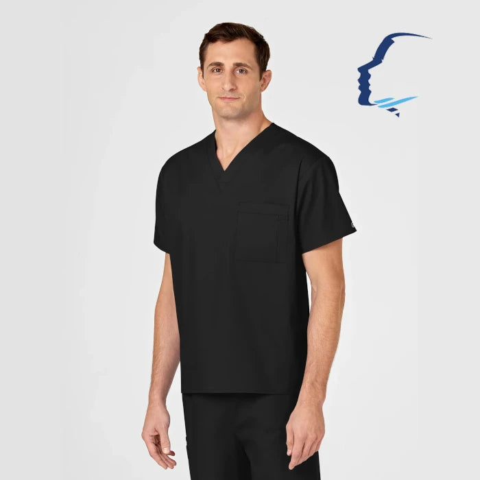 WonderWink Wonderworks (100) Unisex V-Neck Top (CCOFS) (Men's Fit)