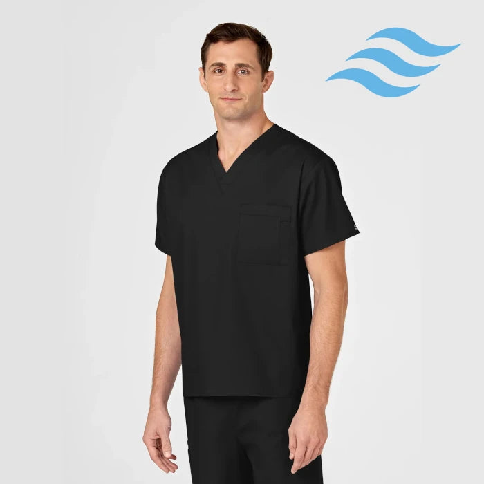 WonderWink Wonderworks (100) Unisex V-Neck Top (Envision) (Men's Fit)