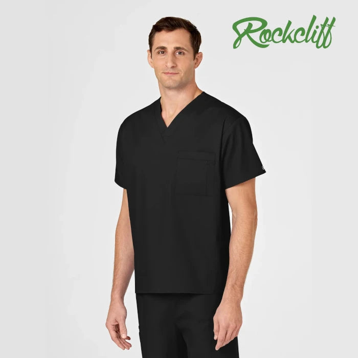 WonderWink Wonderworks (100) Unisex V-Neck Top (Rockcliff) (Men's Fit)