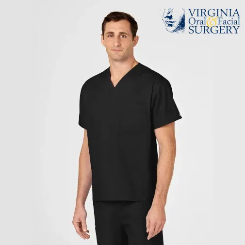 WonderWink Wonderworks (100) Unisex V-Neck Top (VOFS) (Men's Fit)