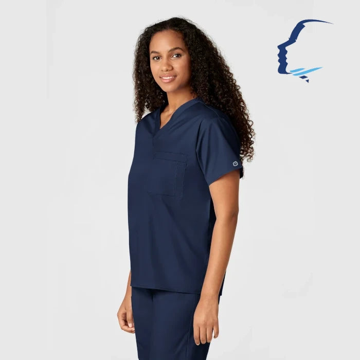 WonderWink Wonderworks (100) Unisex V-Neck Top (CCOFS) (Men's Fit)