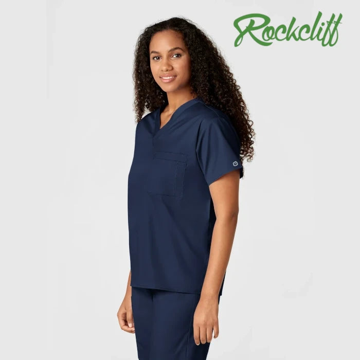 WonderWink Wonderworks (100) Unisex V-Neck Top (Rockcliff) (Men's Fit)