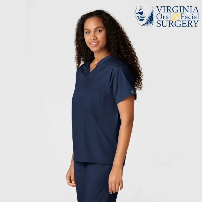 WonderWink Wonderworks (100) Unisex V-Neck Top (VOFS) (Men's Fit)