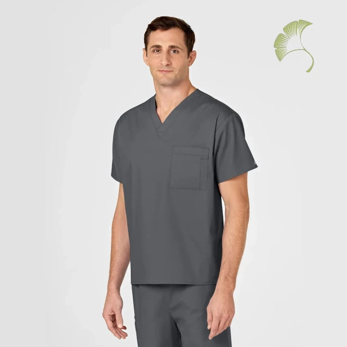 WonderWink Wonderworks (100) Unisex V-Neck Top (AOFS) (Men's Fit)