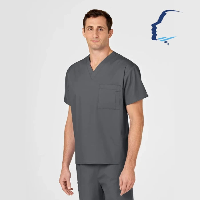 WonderWink Wonderworks (100) Unisex V-Neck Top (CCOFS) (Men's Fit)