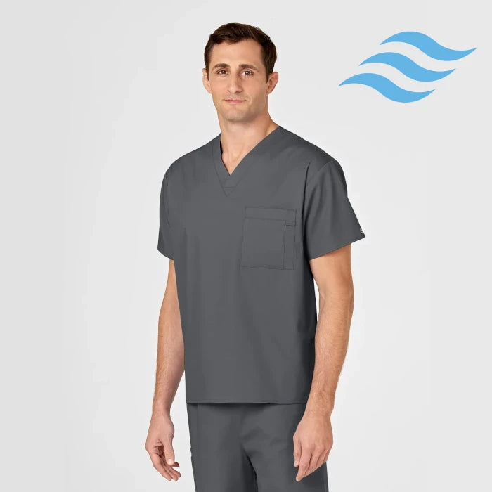 WonderWink Wonderworks (100) Unisex V-Neck Top (Envision) (Men's Fit)