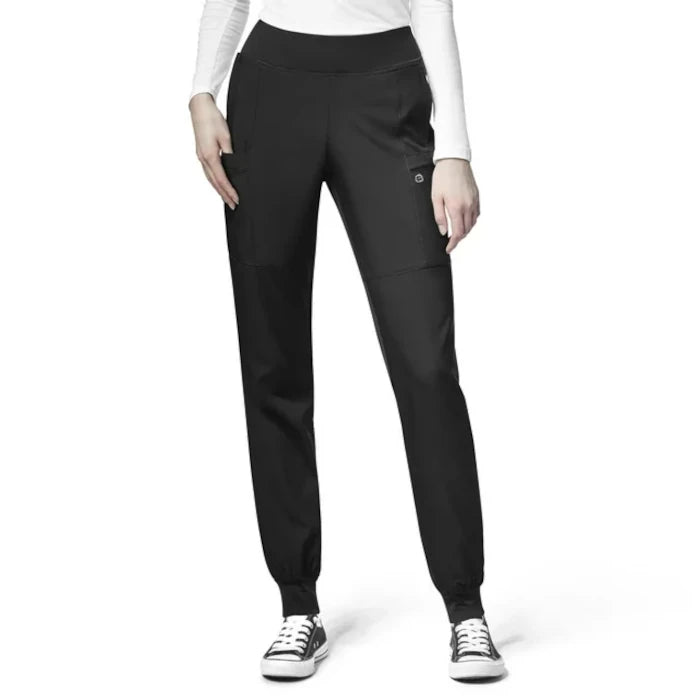 WonderWink W123 (5555) - Women's Comfort Waist Cargo Jogger Scrub Pant