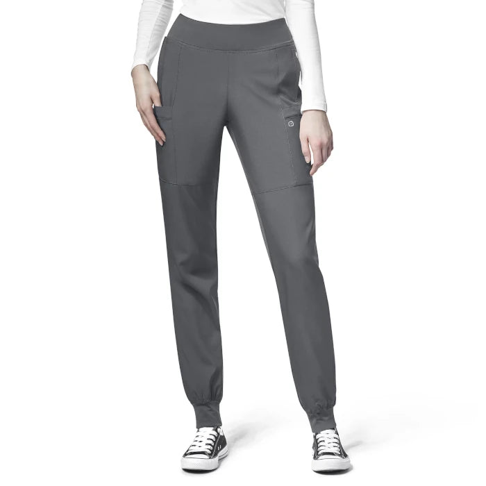 WonderWink W123 (5555) - Women's Comfort Waist Cargo Jogger Scrub Pant
