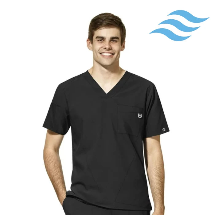 WonderWink W123 (6355) - Men's Men's V-Neck Scrub Top (Envision)