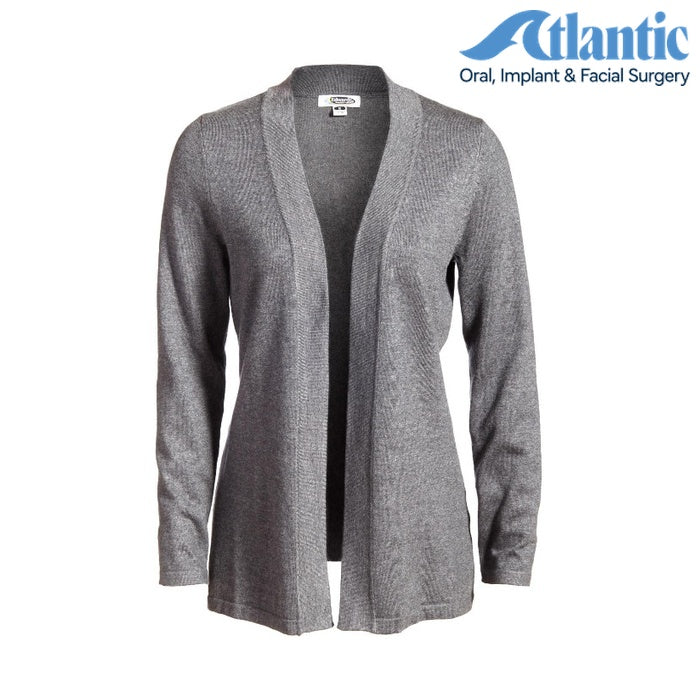 Edwards (7056) Shirttail Open Cotton Cardigan (Atlantic)
