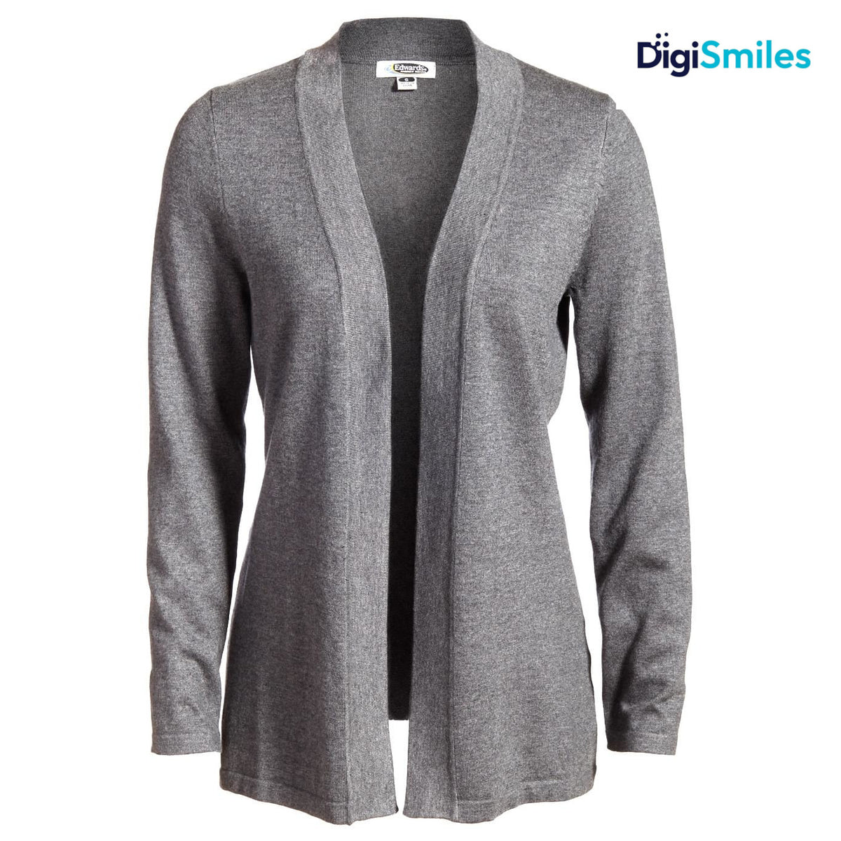 Edwards (7056) Shirttail Open Cotton Cardigan (DigiSmiles)