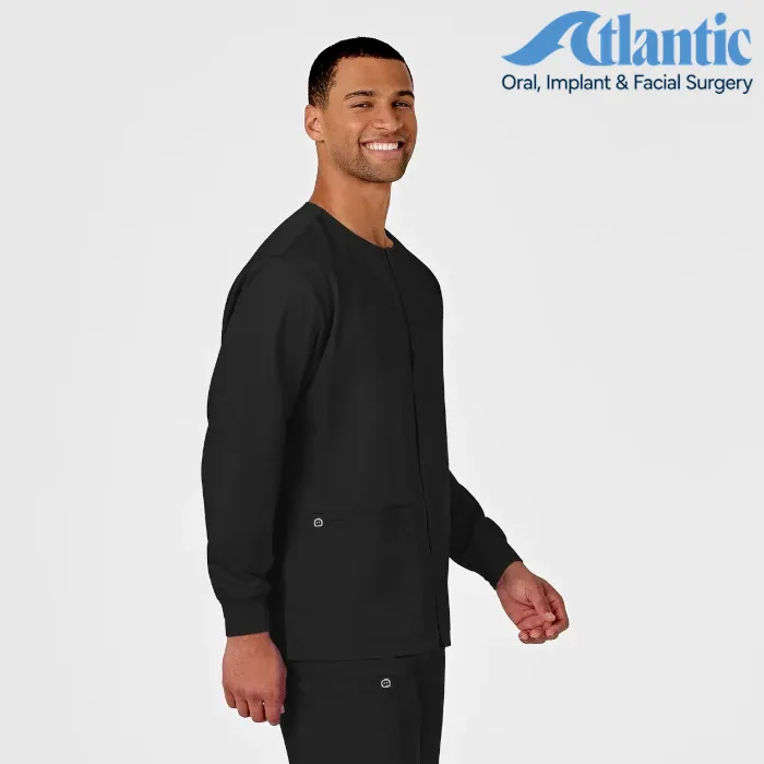 WonderWink Wonderworks (800) - Unisex Snap Front Jacket (Atlantic)