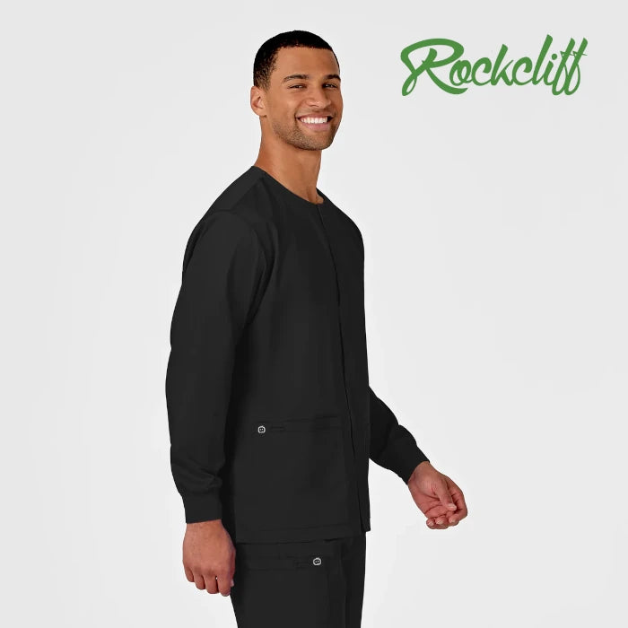 WonderWink Wonderworks (800) - Unisex Snap Front Jacket (Rockcliff)