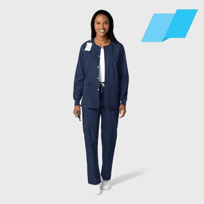 WonderWink Wonderworks (800) - Unisex Snap Front Jacket (Flagship)