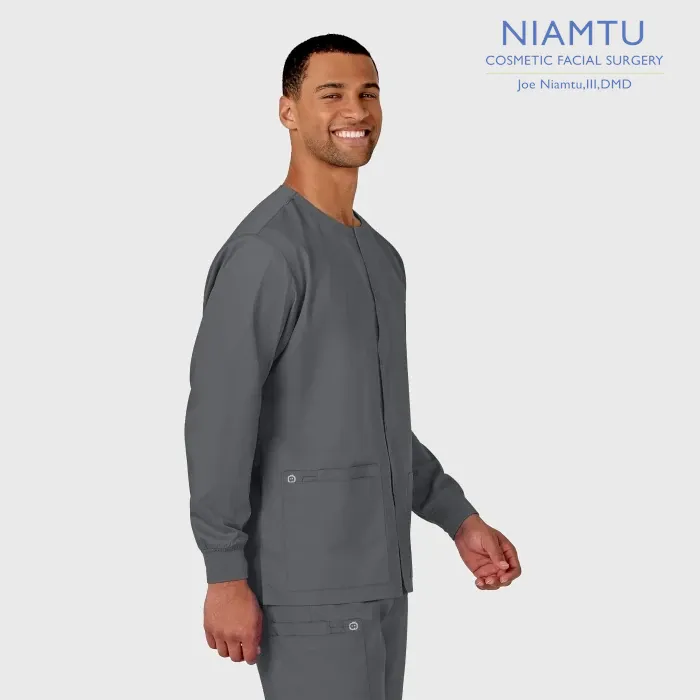 WonderWink Wonderworks (800) - Unisex Snap Front Jacket (NIAMTU)