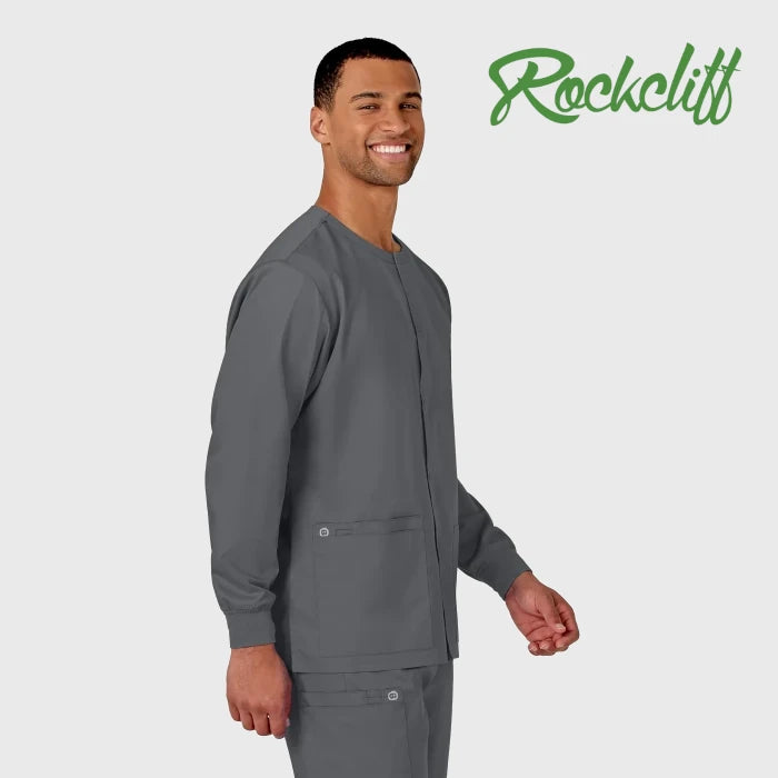 WonderWink Wonderworks (800) - Unisex Snap Front Jacket (Rockcliff)