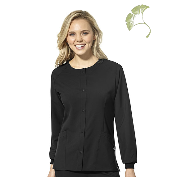 WonderWink W123 (8155) - Women's Crew Neck Warm Up Jacket (AOFS)