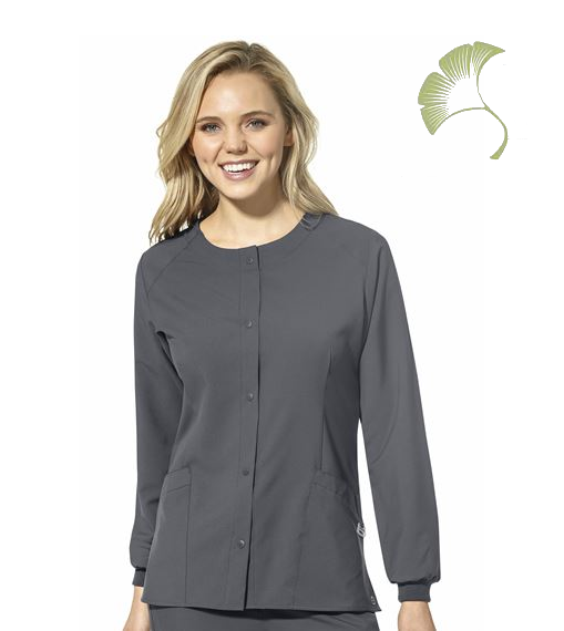 WonderWink W123 (8155) - Women's Crew Neck Warm Up Jacket (AOFS)