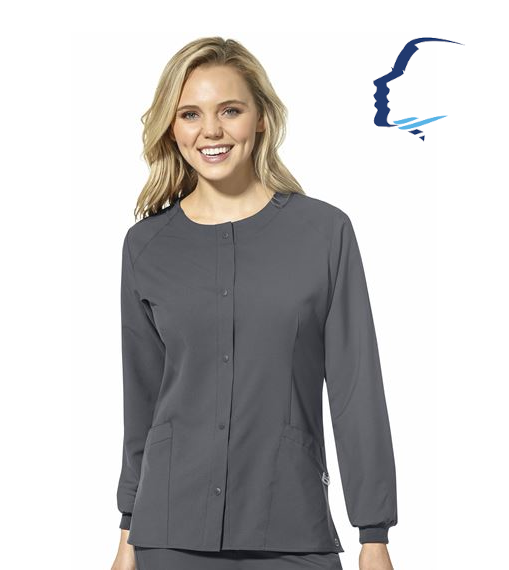 WonderWink W123 (8155) - Women's Crew Neck Warm Up Jacket (CCOFS)
