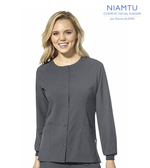 WonderWink W123 (8155) - Women's Crew Neck Warm Up Jacket (NIAMTU)