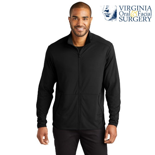 Port Authority (K595) Men's Accord Stretch Fleece Full-Zip (VOFS)