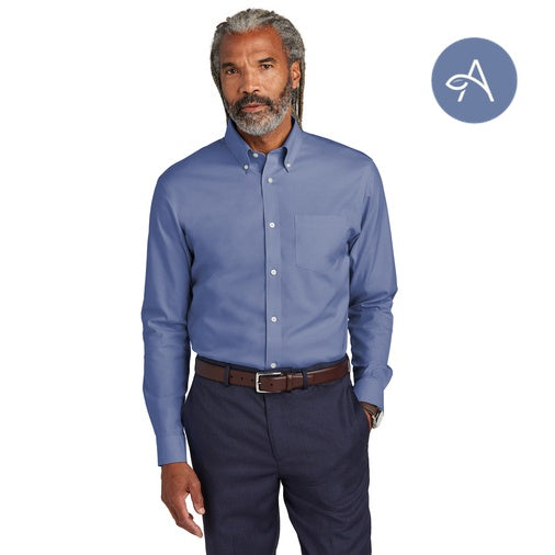 Brooks Brothers (BB18000) Wrinkle-Free Stretch Pinpoint Shirt (AGNIHOTRI)
