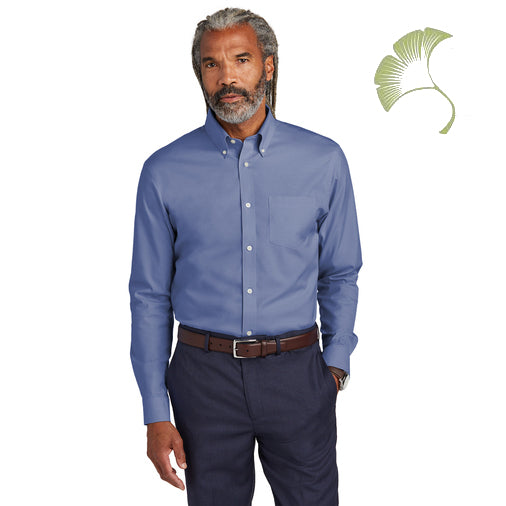 Brooks Brothers (BB18000) Wrinkle-Free Stretch Pinpoint Shirt (AOFS)