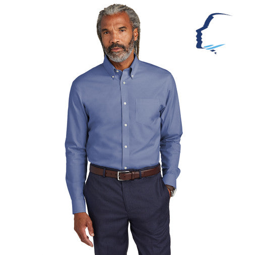 Brooks Brothers (BB18000) Wrinkle-Free Stretch Pinpoint Shirt (CCOFS)