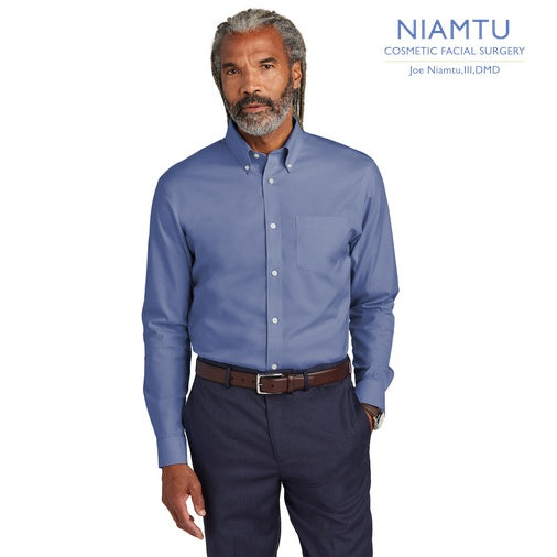 Brooks Brothers (BB18000) Wrinkle-Free Stretch Pinpoint Shirt (NIAMTU)