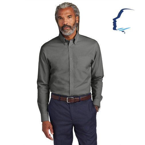 Brooks Brothers (BB18000) Wrinkle-Free Stretch Pinpoint Shirt (CCOFS)