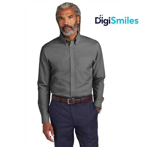 Brooks Brothers (BB18000) Wrinkle-Free Stretch Pinpoint Shirt (DigiSmiles)