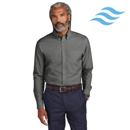 Brooks Brothers (BB18000) Wrinkle-Free Stretch Pinpoint Shirt (Envision)
