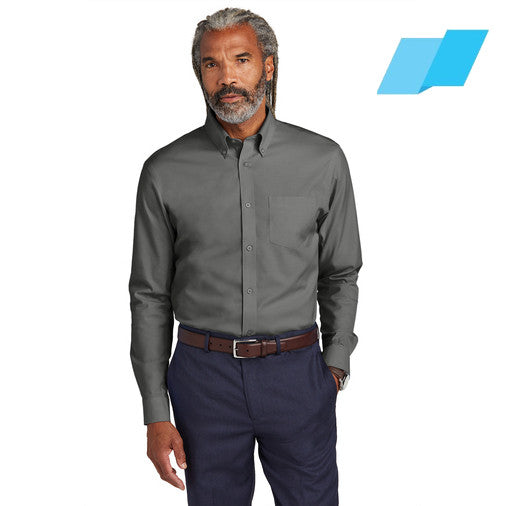 Brooks Brothers (BB18000) Wrinkle-Free Stretch Pinpoint Shirt (Flagship)